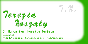 terezia noszaly business card